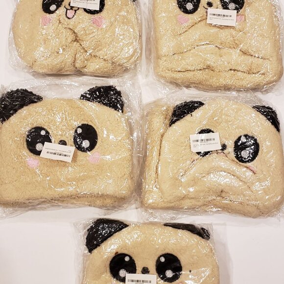 Winter Hats 5 Pack Girls Boys Full Head And Neck Cover, Lot of 5 Colors - Picture 9 of 14